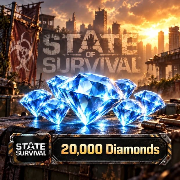 State of Survival 20,000 Diamonds