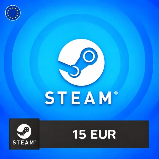 Steam Wallet Code 15 EUR - Europe