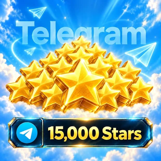 Telegram 15,000 Stars