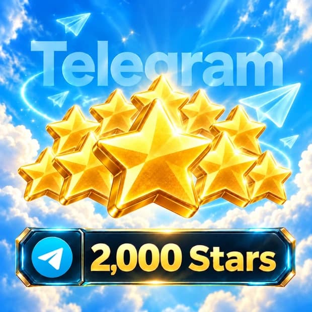 Telegram 2,000 Stars