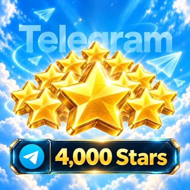Telegram 4.000 Stars