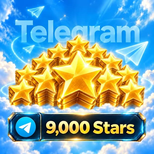 Telegram 9.000 Stars