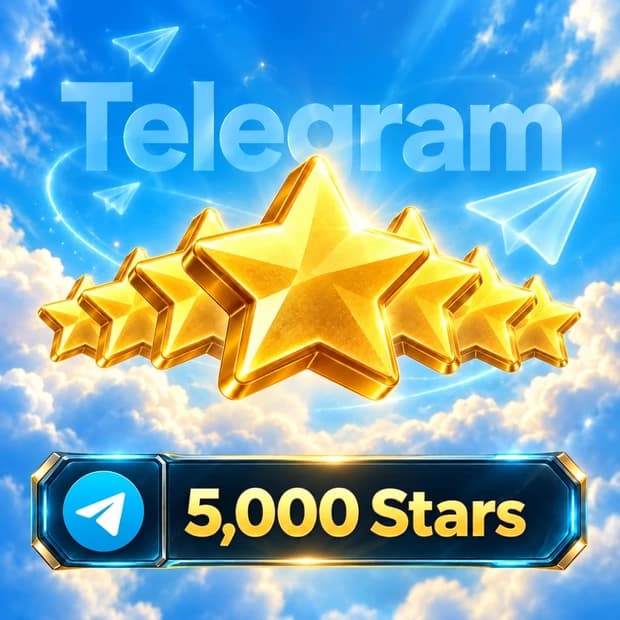 Telegram 5.000 Stars