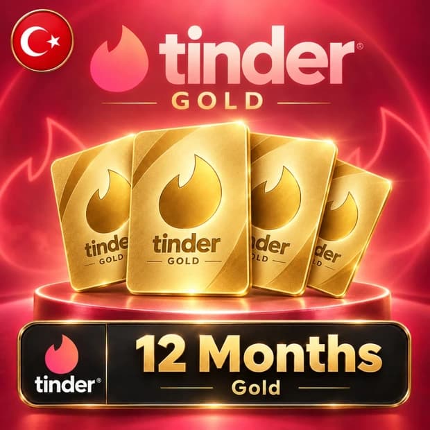 Tinder Gold 12 Months - Turkey