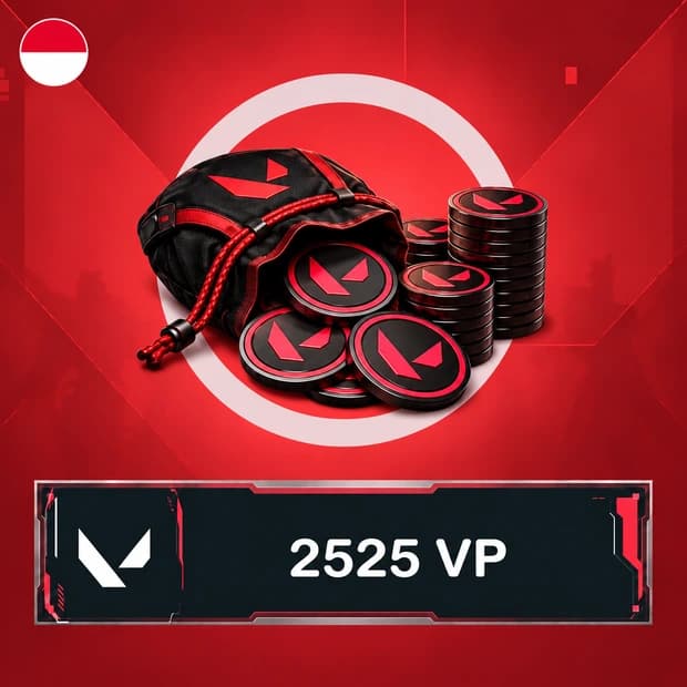Valorant 2,525 VP - Indonesia