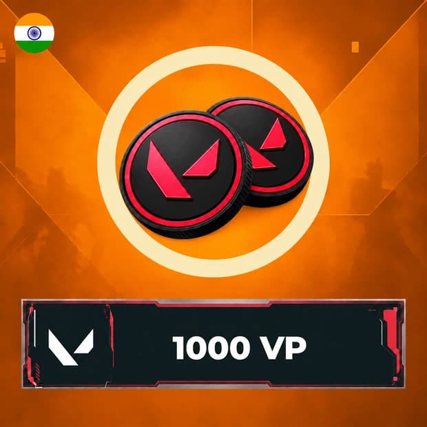 Valorant 1,000 VP - India