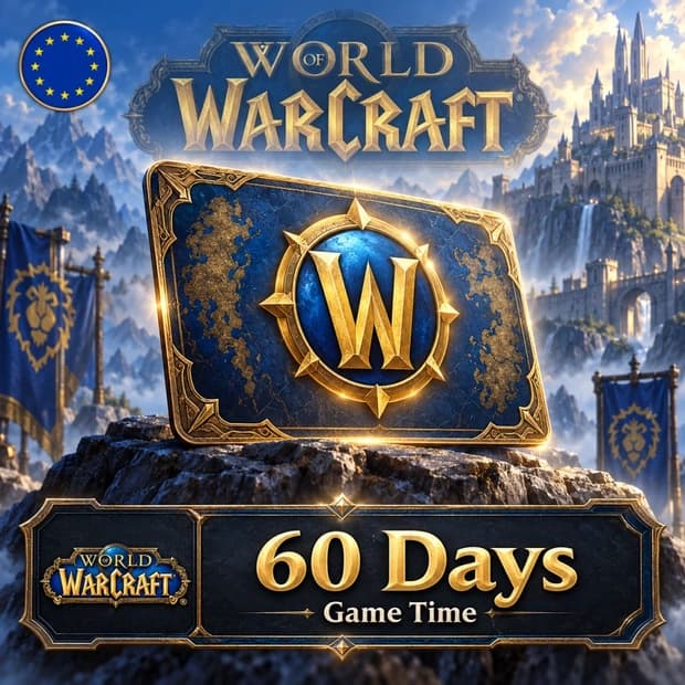 World of Warcraft 60 Days Game Time - Europe