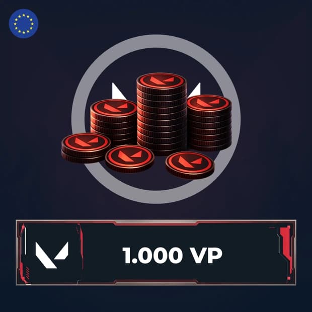 Valorant 1,000 VP - Europe