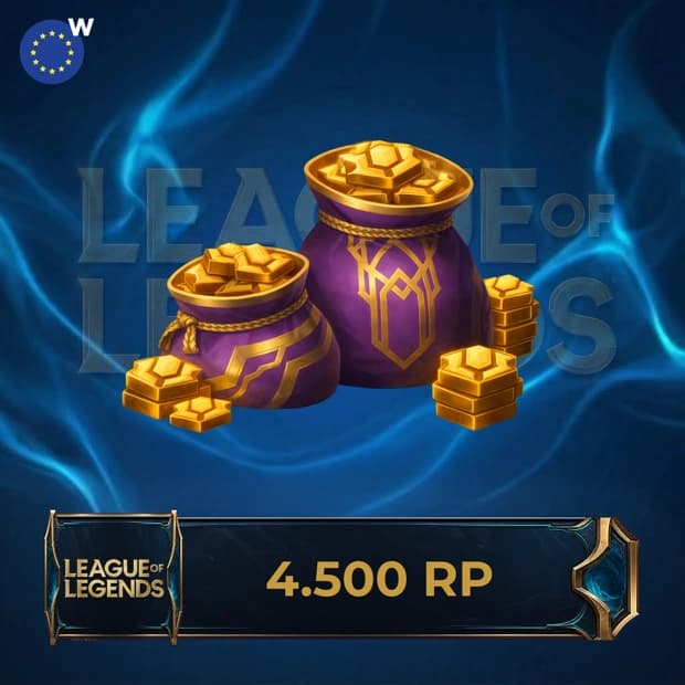 League of Legends 4,500 RP - Europe