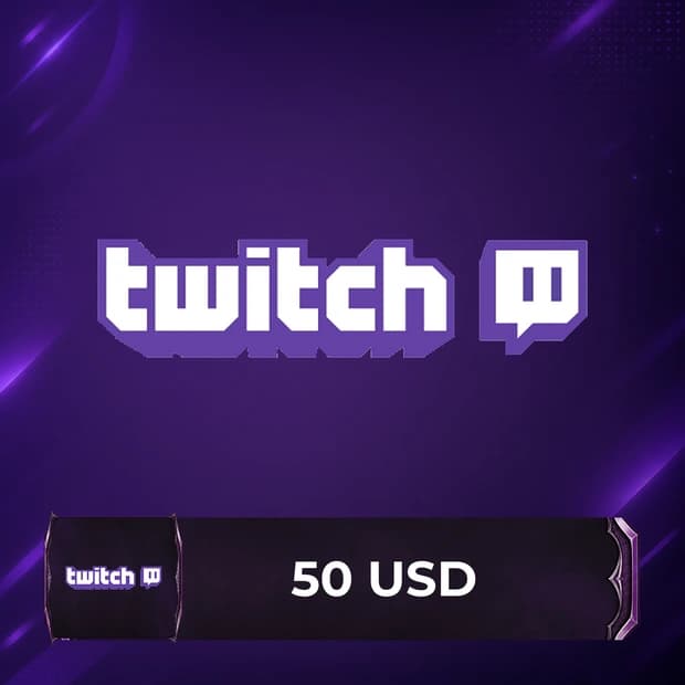 Twitch Gift Card 50 USD
