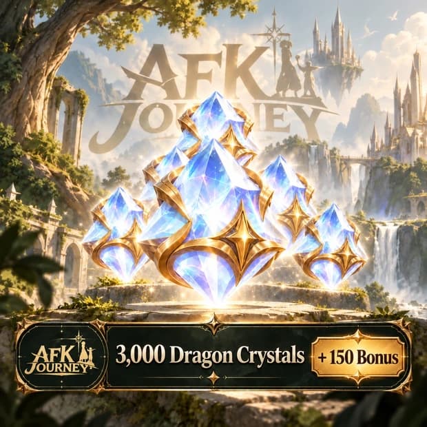AFK Journey 3,150 Dragon Crystals cover art