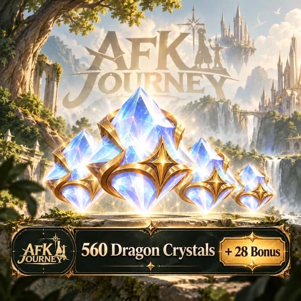 AFK Journey 588 Dragon Crystals cover art