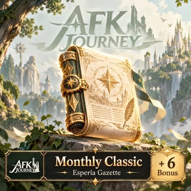 AFK Journey Esperia Monthly Classic Gazette (+ 6 Bonus) cover art