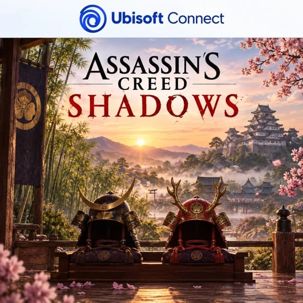 Assassin's Creed Shadows — Ubisoft Connect kapak görseli