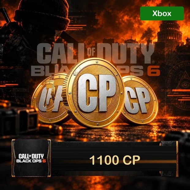 Call of Duty: Black Ops 6 1,100 COD Points — Xbox One cover art