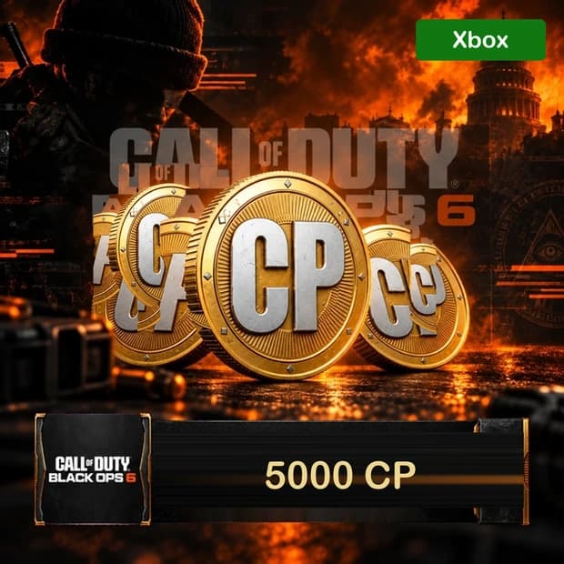 Call of Duty: Black Ops 6 5,000 COD Points — Xbox One cover art