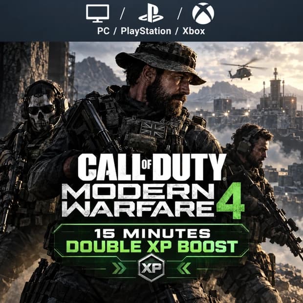 Call of Duty: Modern Warfare 4 - 15 Dakika Double XP Boost — Xbox One kapak görseli