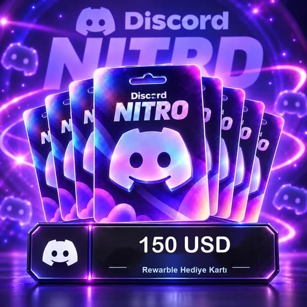 Discord Nitro 150 USD Gift Card (Rewarble) cover art