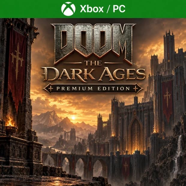 DOOM: The Dark Ages Premium Edition — Xbox Series X/S cover art