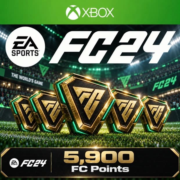 EA SPORTS FC 24 5.900 FC Points — Xbox One kapak görseli