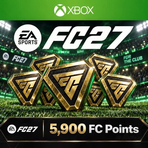 EA SPORTS FC 27 5,900 FC Points — Xbox One cover art