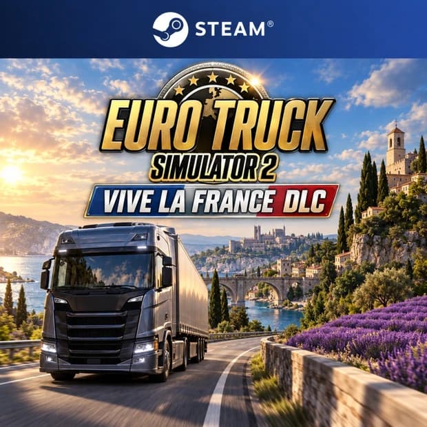 Euro Truck Simulator 2 - Vive la France DLC kapak görseli