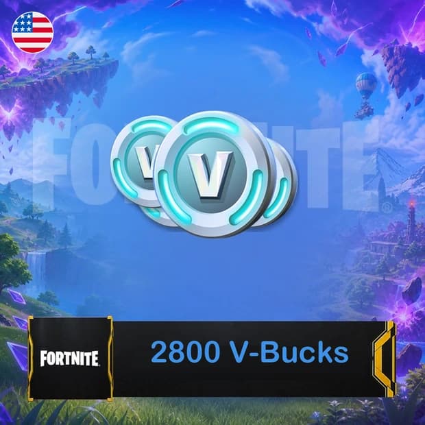 Fortnite 2,800 V-Bucks — PS4/PS5 - USA cover art
