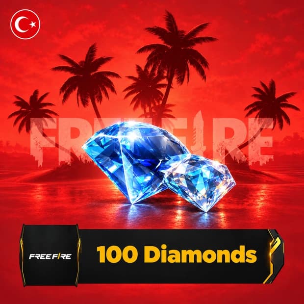 Free Fire 100 Diamonds Top-Up TR cover art