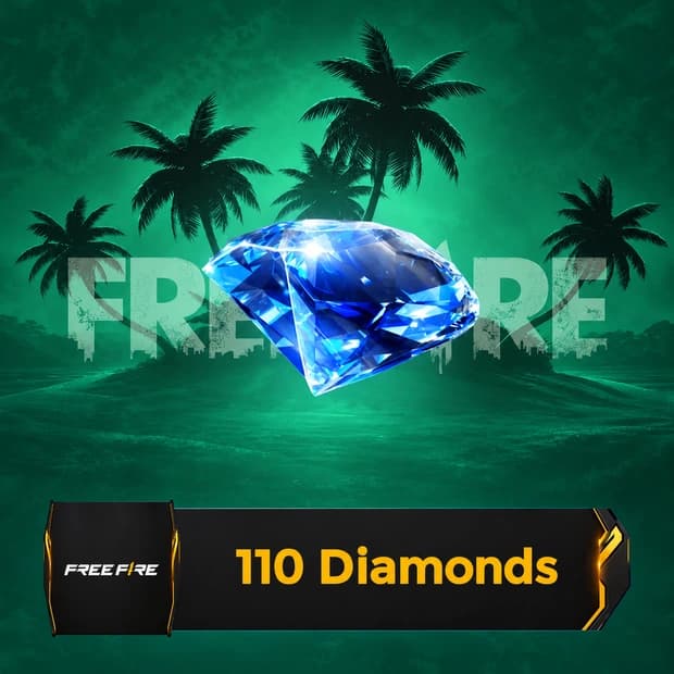 Free Fire 110 Diamonds Top-Up Global cover art