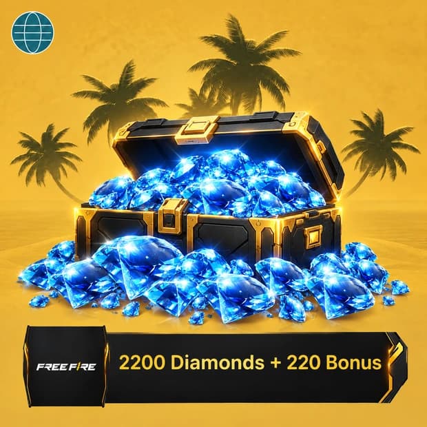 Free Fire 2,420 Diamonds - MENA cover art