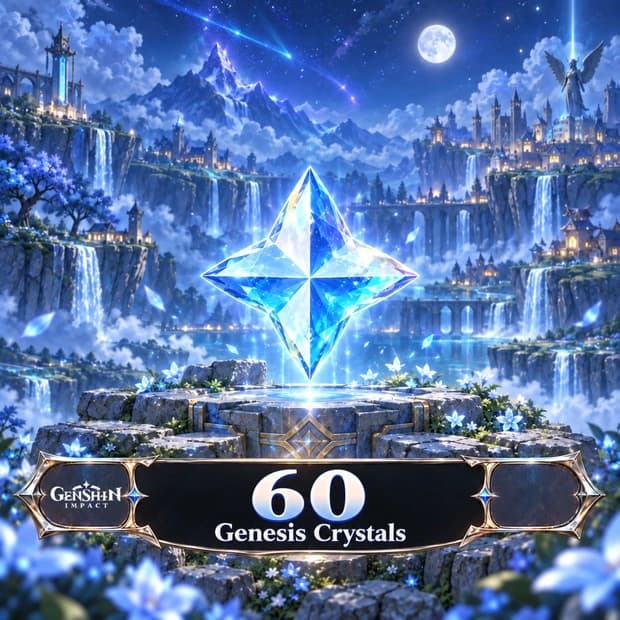 Genshin Impact 60 Genesis Crystal