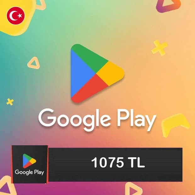 Google Play Gift Card 1,075 TL cover art