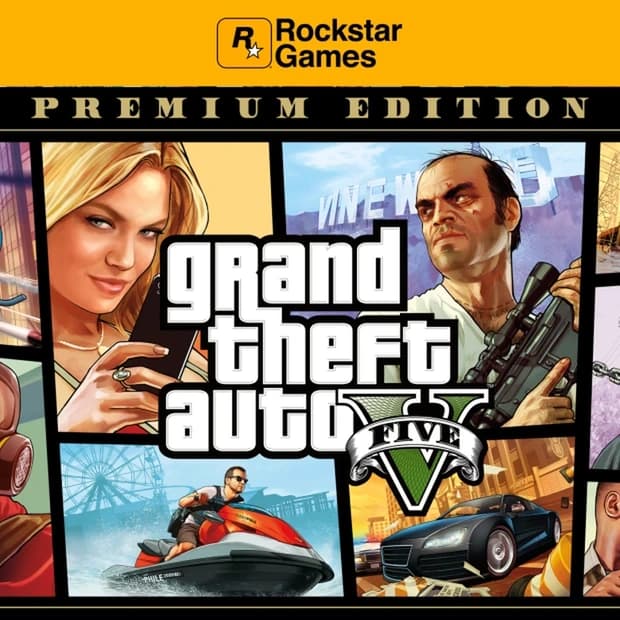 Grand Theft Auto V: Premium Online Edition — Rockstar cover art