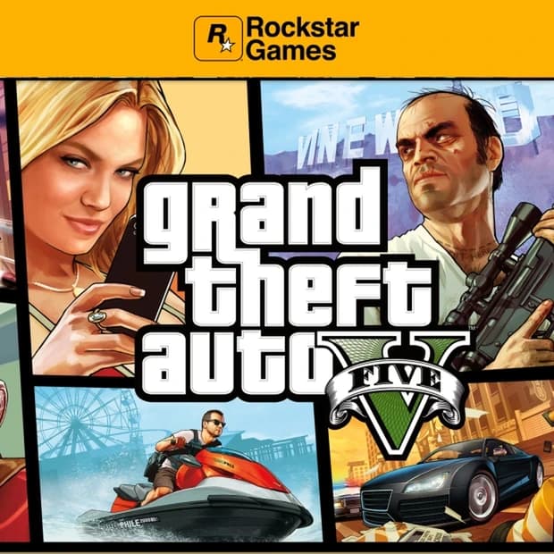 Grand Theft Auto V — Rockstar cover art