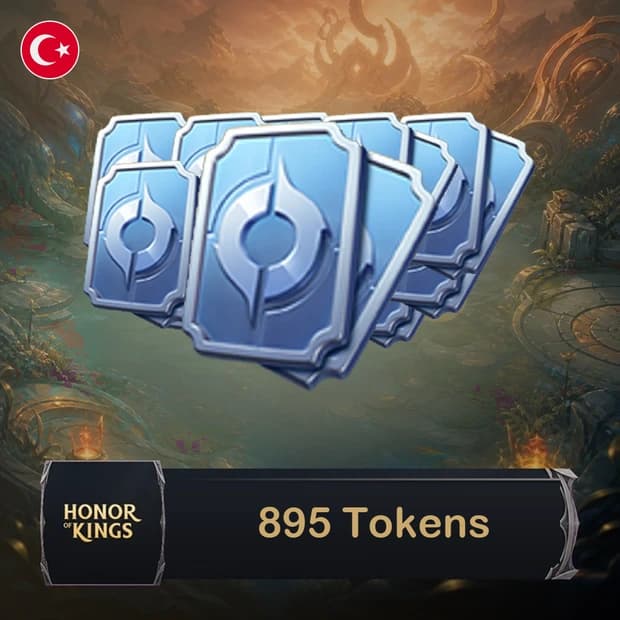 Honor of Kings 895 Tokens Top-Up TR cover art