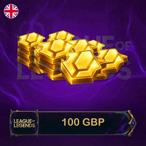 League of Legends 100 GBP RP - United Kingdom cover art