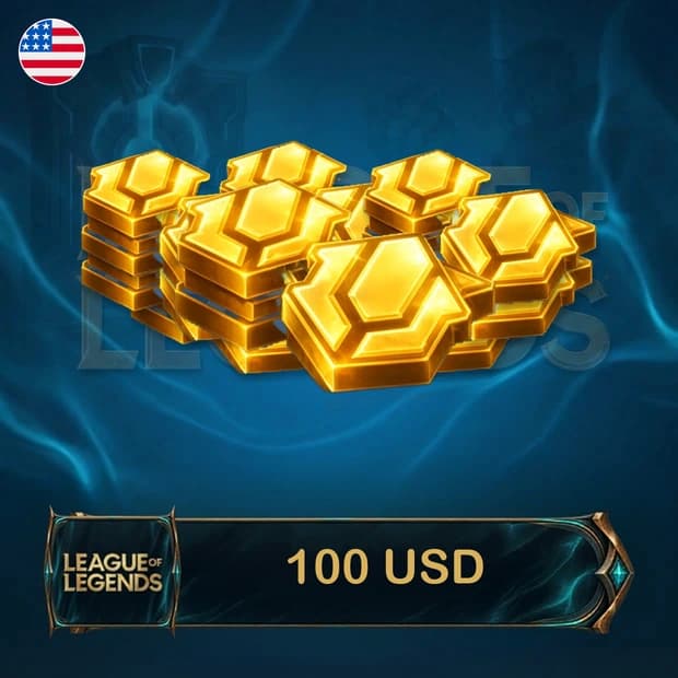 League of Legends 100 USD RP - ABD kapak görseli
