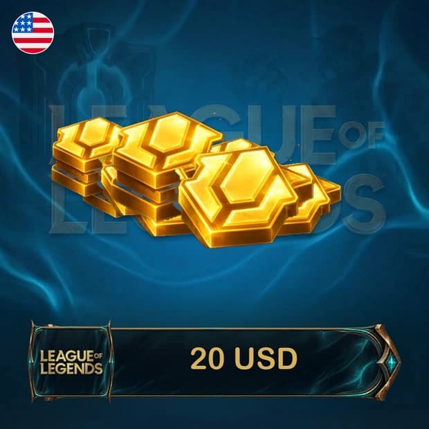 League of Legends 20 USD RP - ABD kapak görseli