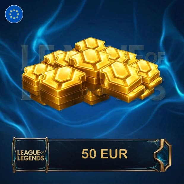 League of Legends 50 EUR RP - Europe cover art