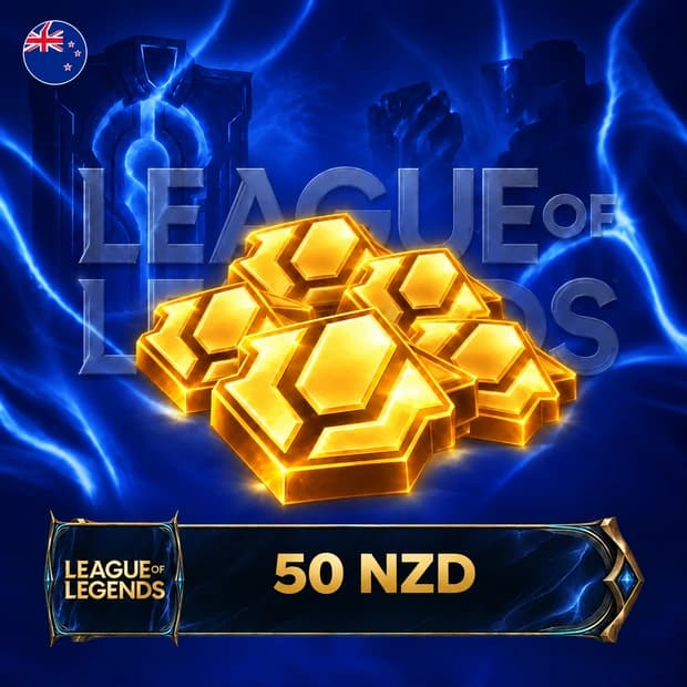 League of Legends 50 NZD RP - New Zealand cover art