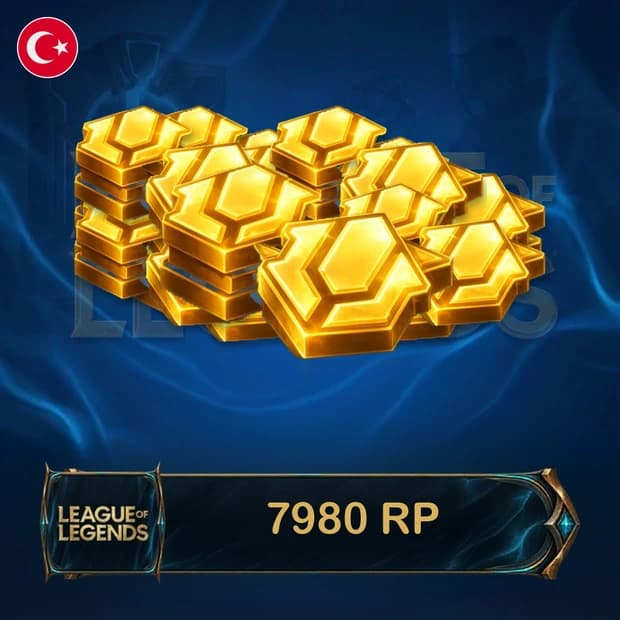 League of Legends 7,980 RP cover art