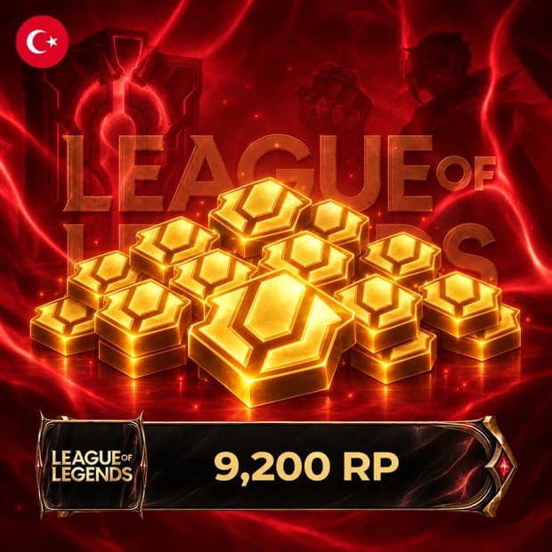 League of Legends 9,200 RP cover art
