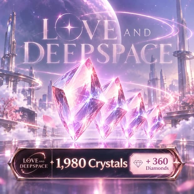 Love and Deepspace 1,980 Crystal + 360 Diamond cover art