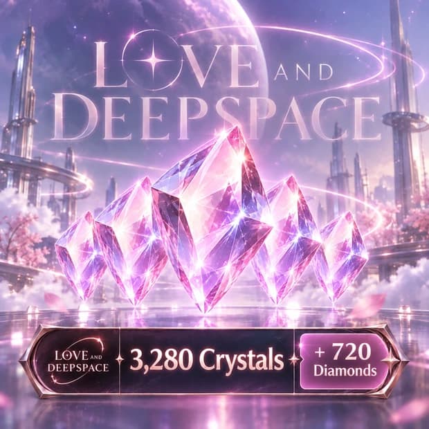 Love and Deepspace 3,280 Crystal + 720 Diamond cover art