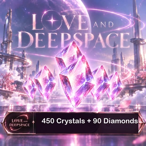 Love and Deepspace 450 Crystal + 90 Diamond cover art
