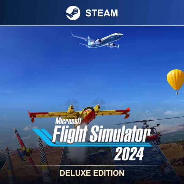 Microsoft Flight Simulator 2024 Deluxe Edition cover art