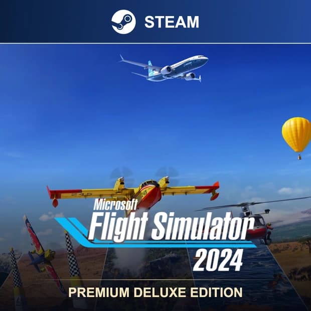 Microsoft Flight Simulator 2024 Premium Deluxe kapak görseli