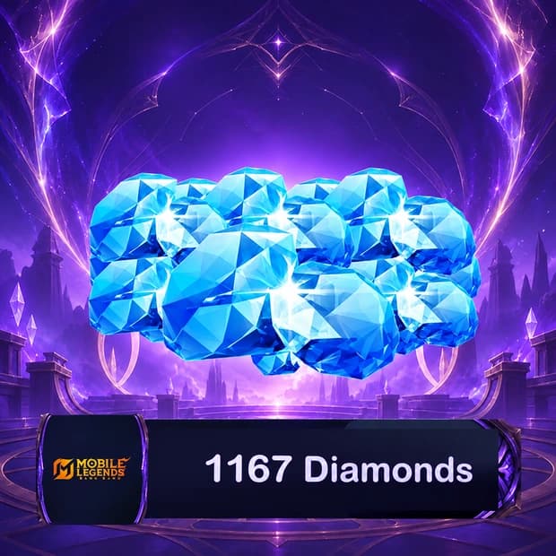 Mobile Legends 1,167 Diamonds cover art