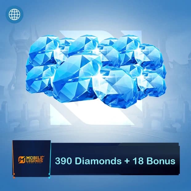 Mobile Legends 408 Diamonds Global cover art