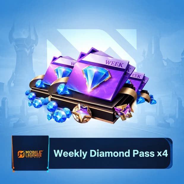 Mobile Legends Weekly Diamond Pass x4 Global cover art